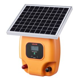 0.3J 8kV Solar Fence Charger 1.86 Miles Electric Fence Energizer for Livestock
