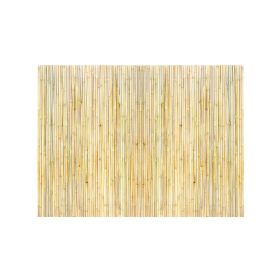VEVOR Natural Rolled Bamboo Fence Bamboo Panel 4 ft H x 6 ft L x 0.75 in D.