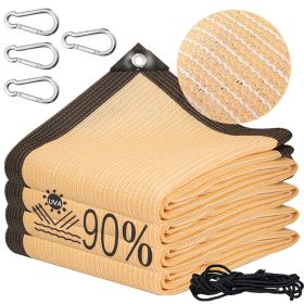 Outdoor - Sunshade Net 3X4 Meters  4 Hooks (Option: 3X4M)