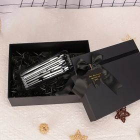 Swiss Multifunctional Knife Tool with 17 Cutting Functions, Bottle Opener and Can Opening, Scissors, Saw, Razor (Color: Black (without gift box) (with belt bag))